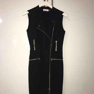 Black sleeveless Calvin Klein dress